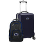Penn State Nittany Lions Deluxe 2-Piece Backpack and Carry-on Set in Navy