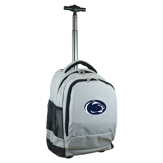 Penn State Premium Wheeled Backpack in Grey