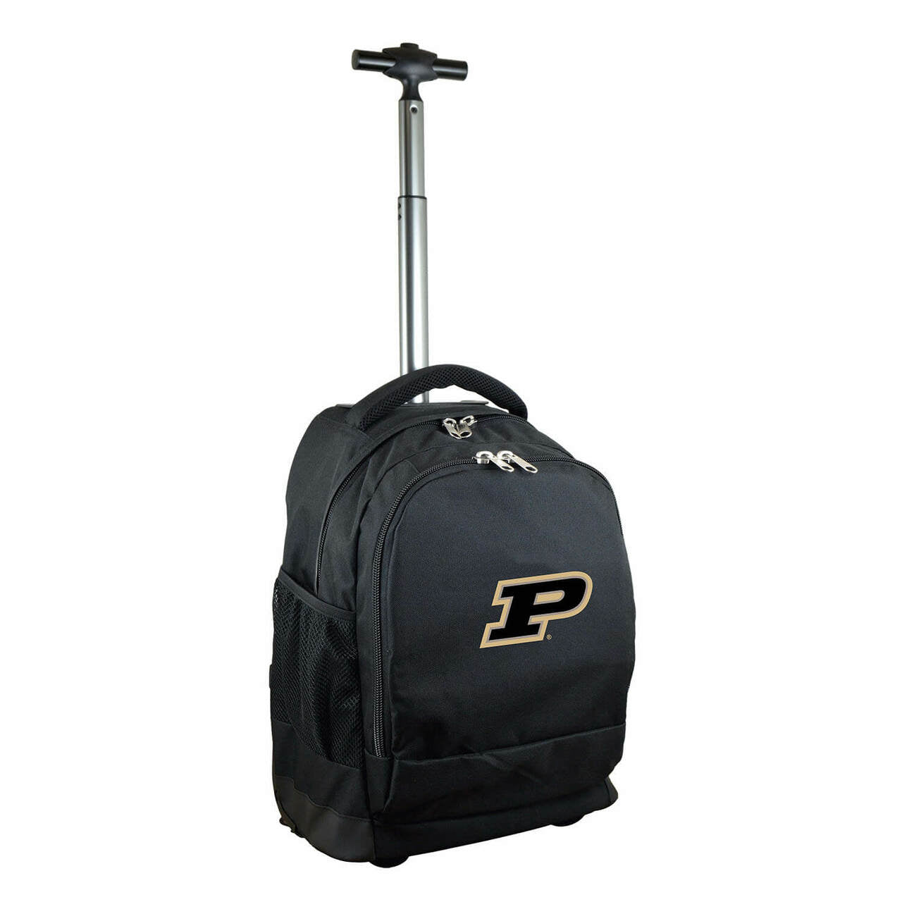 Purdue Premium Wheeled Backpack in Black