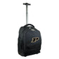 Purdue Premium Wheeled Backpack in Black