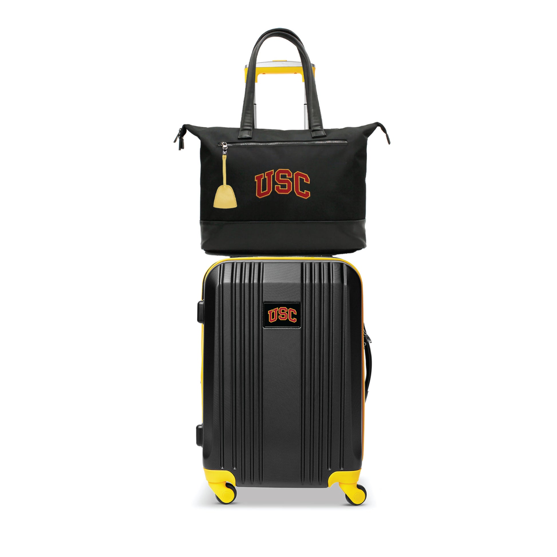 Southern Cal Trojans Premium Laptop Tote Bag and Luggage Set