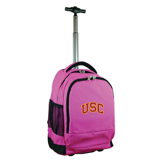Southern California Premium Wheeled Backpack in Pink
