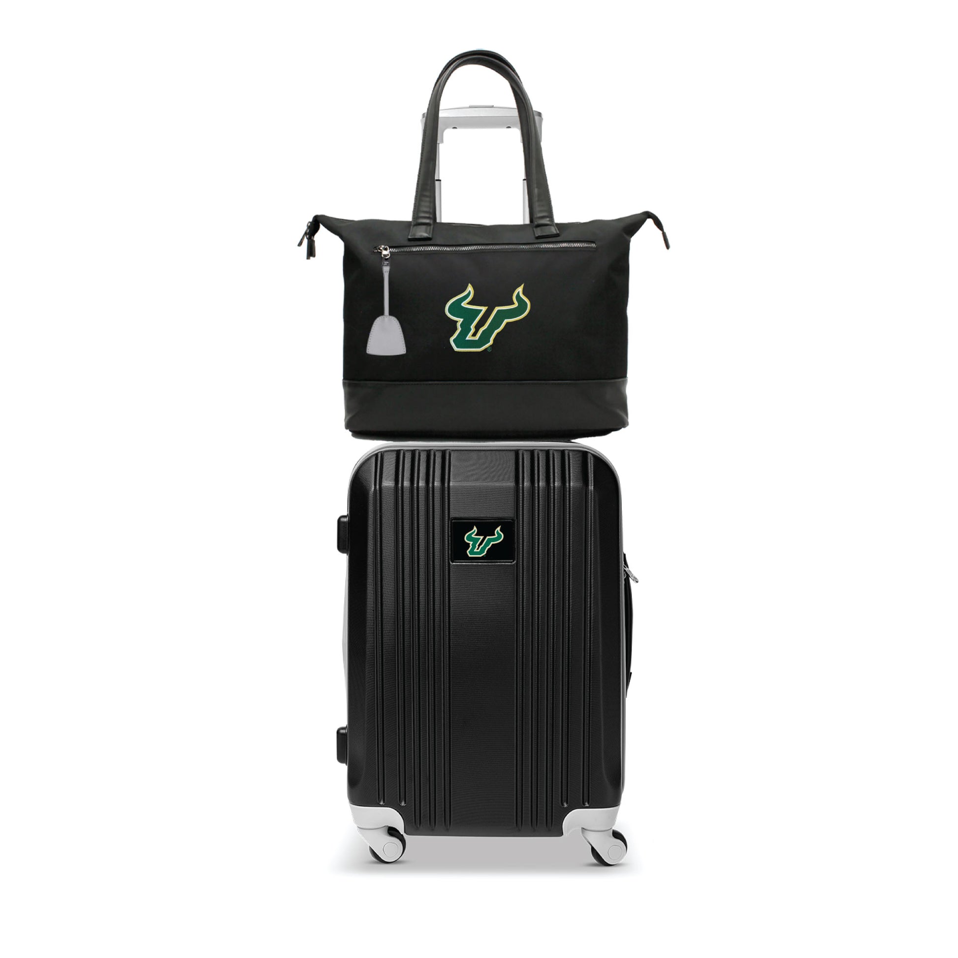 South Florida Bulls Premium Laptop Tote Bag and Luggage Set