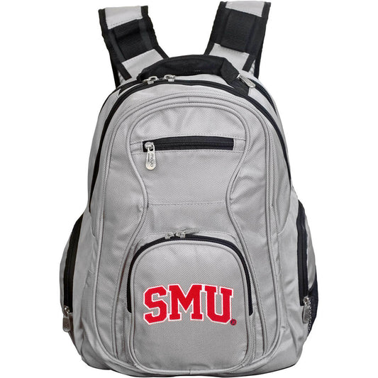 Southern Methodist Mustangs Laptop Backpack in Gray