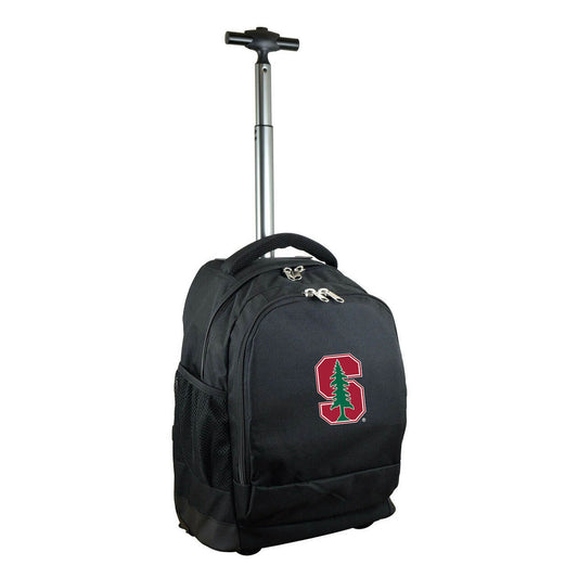 Stanford Premium Wheeled Backpack in Black