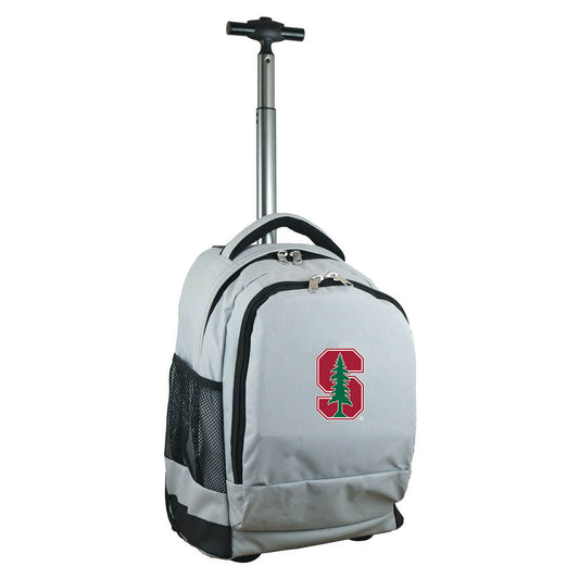 Stanford Premium Wheeled Backpack in Grey