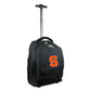 Syracuse Premium Wheeled Backpack in Black