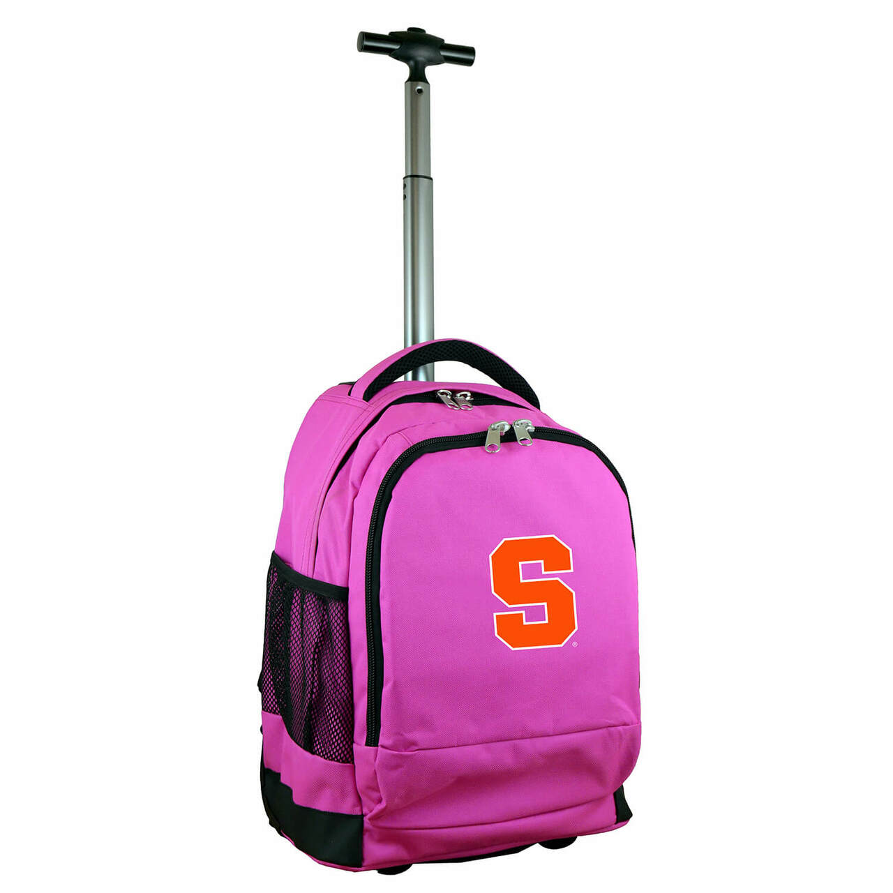 Syracuse Premium Wheeled Backpack in Pink