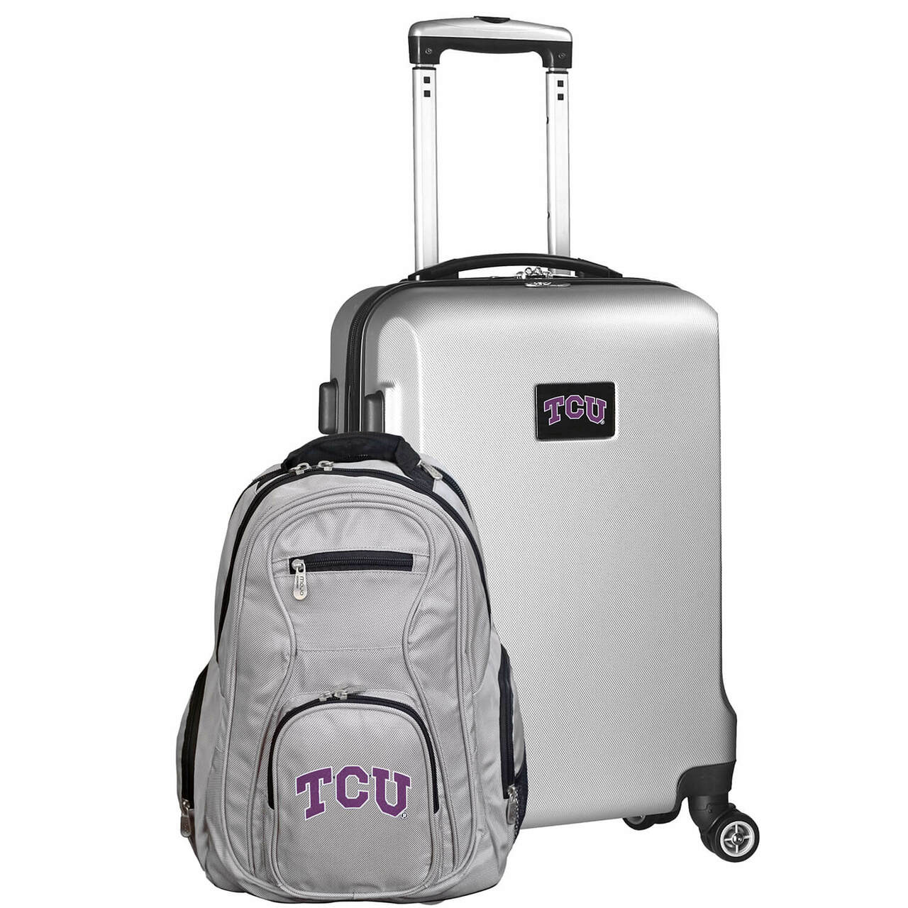 Texas Christian University Horned Frogs Deluxe 2-Piece Backpack and Carry on Set
