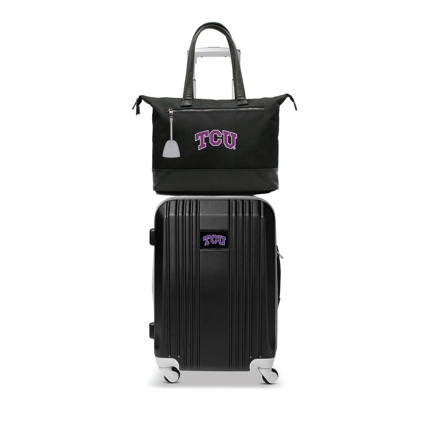 Texas Christian University Horned Frogs Premium Laptop Tote Bag and Luggage Set