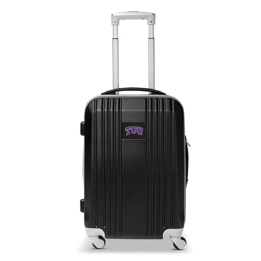 Texas Christian Carry On Spinner Luggage | Texas Christian Hardcase Two-Tone Luggage Carry-on Spinner in Gray