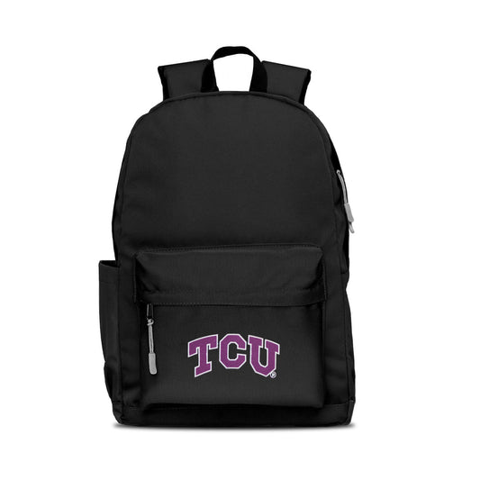 Texas Christian Campus Laptop Backpack- Black