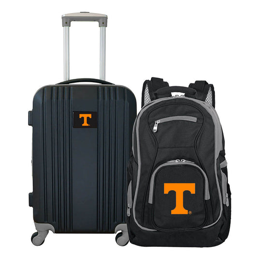 Tennessee Vols 2 Piece Premium Colored Trim Backpack and Luggage Set