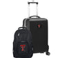 Texas Tech Red Raiders Deluxe 2-Piece Backpack and Carry on Set in Black