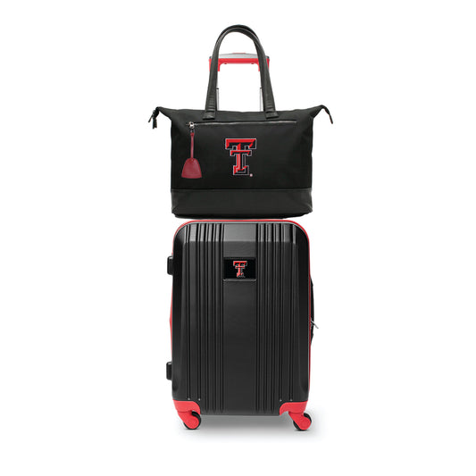 Texas Tech Red Raiders Premium Laptop Tote Bag and Luggage Set