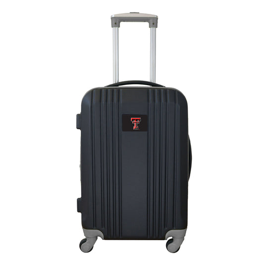Texas Tech Carry On Spinner Luggage | Texas Tech Hardcase Two-Tone Luggage Carry-on Spinner in Gray