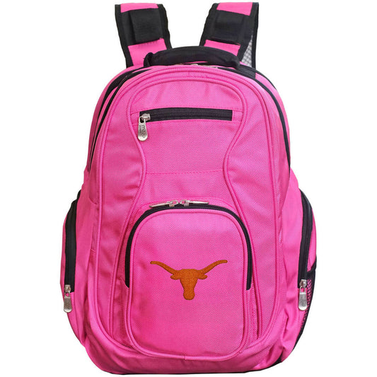 Texas Longhorns Laptop Backpack Pink