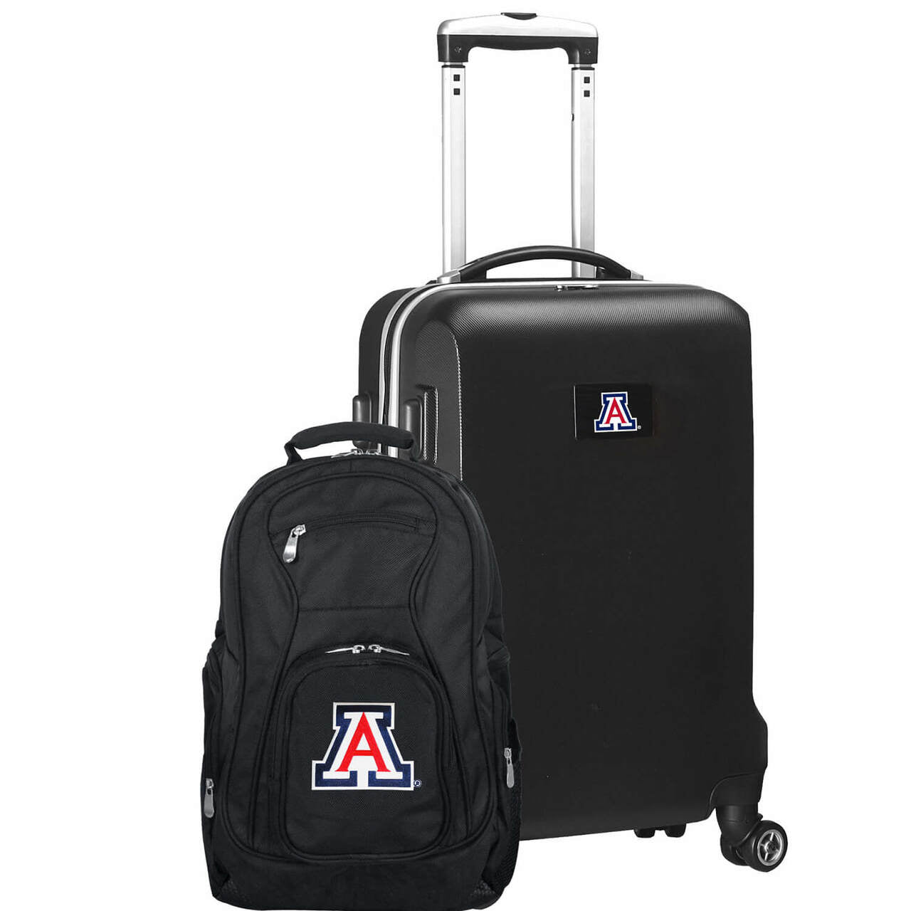 Arizona Wildcats Deluxe 2-Piece Backpack and Carry on Set in Black