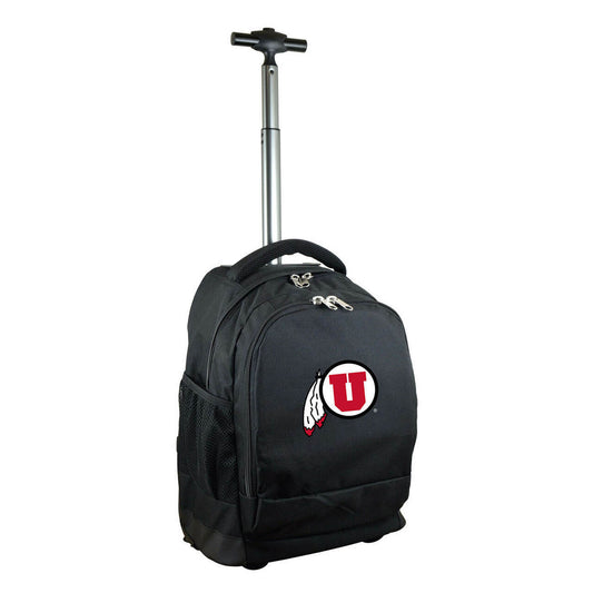 Utah Premium Wheeled Backpack in Black