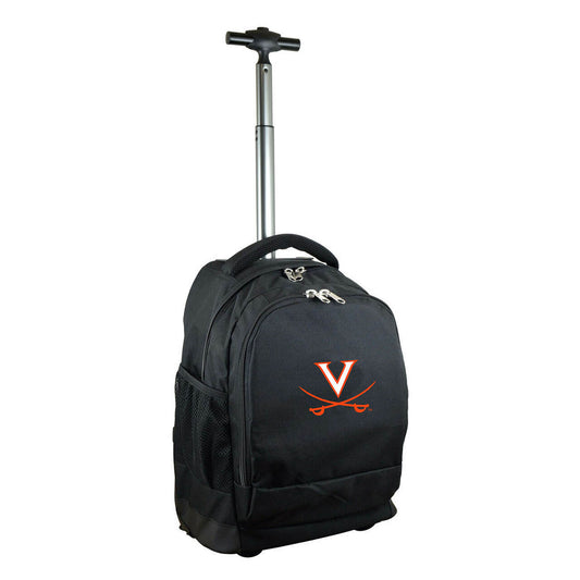 Virginia Premium Wheeled Backpack in Black