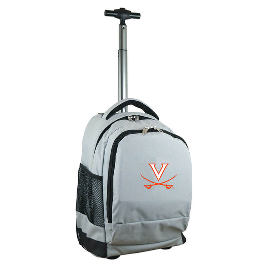 Virginia Premium Wheeled Backpack in Grey