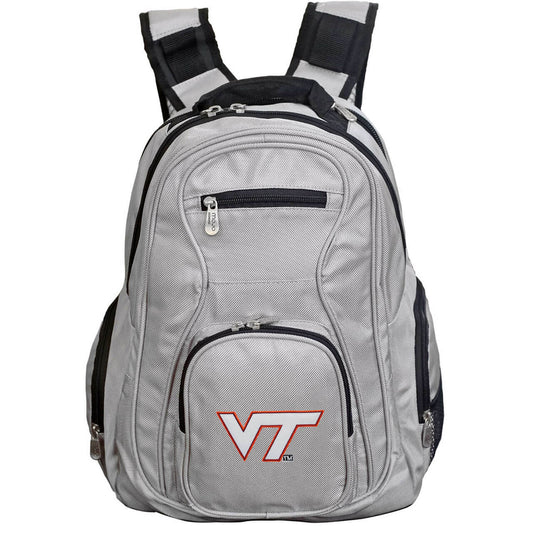 Virginia Tech Hokies Laptop Backpack in Gray