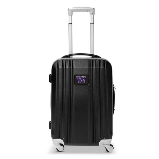 Washington Huskies Carry On Spinner Luggage | Washington Huskies Hardcase Two-Tone Luggage Carry-on Spinner in Black