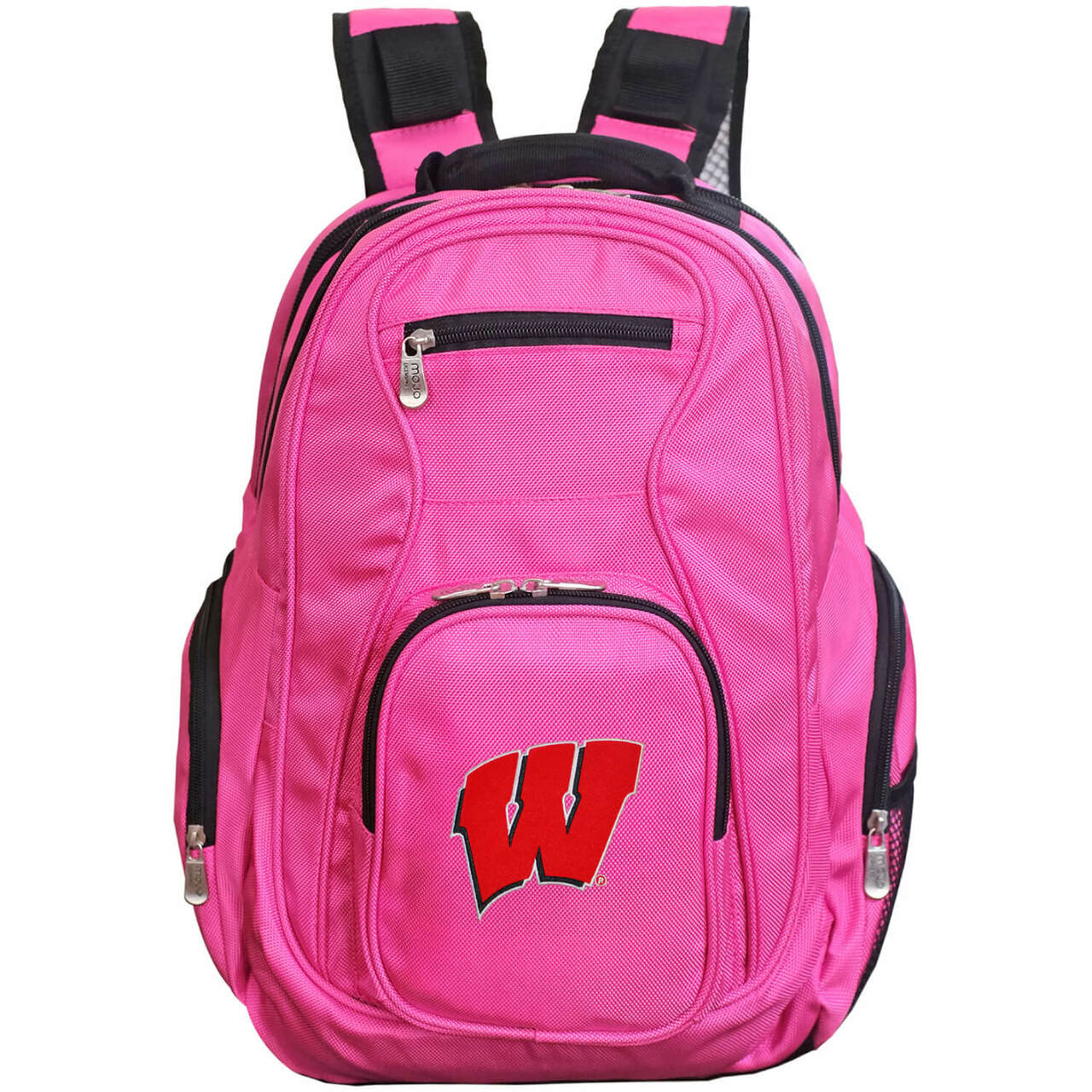 Wisconson Badgers Laptop Backpack Pink
