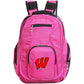 Wisconson Badgers Laptop Backpack Pink