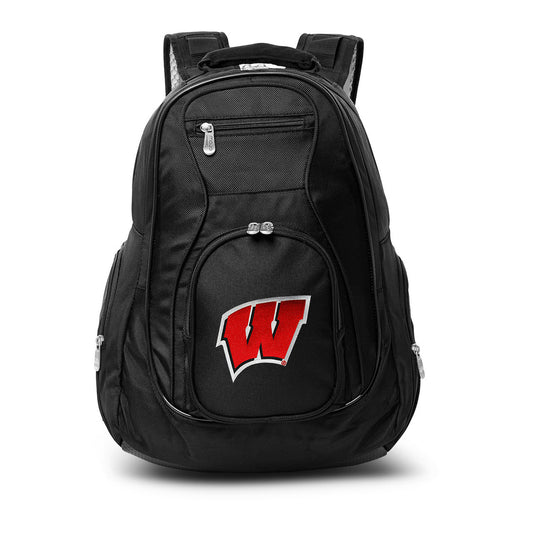 Wisconsin Badgers Laptop Backpack Black