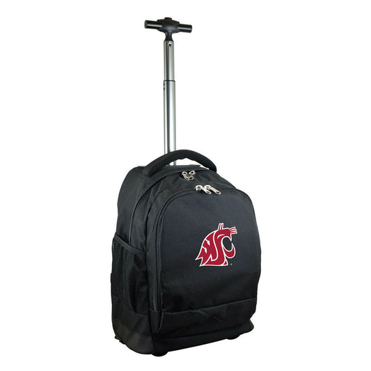 Washington State Premium Wheeled Backpack in Black