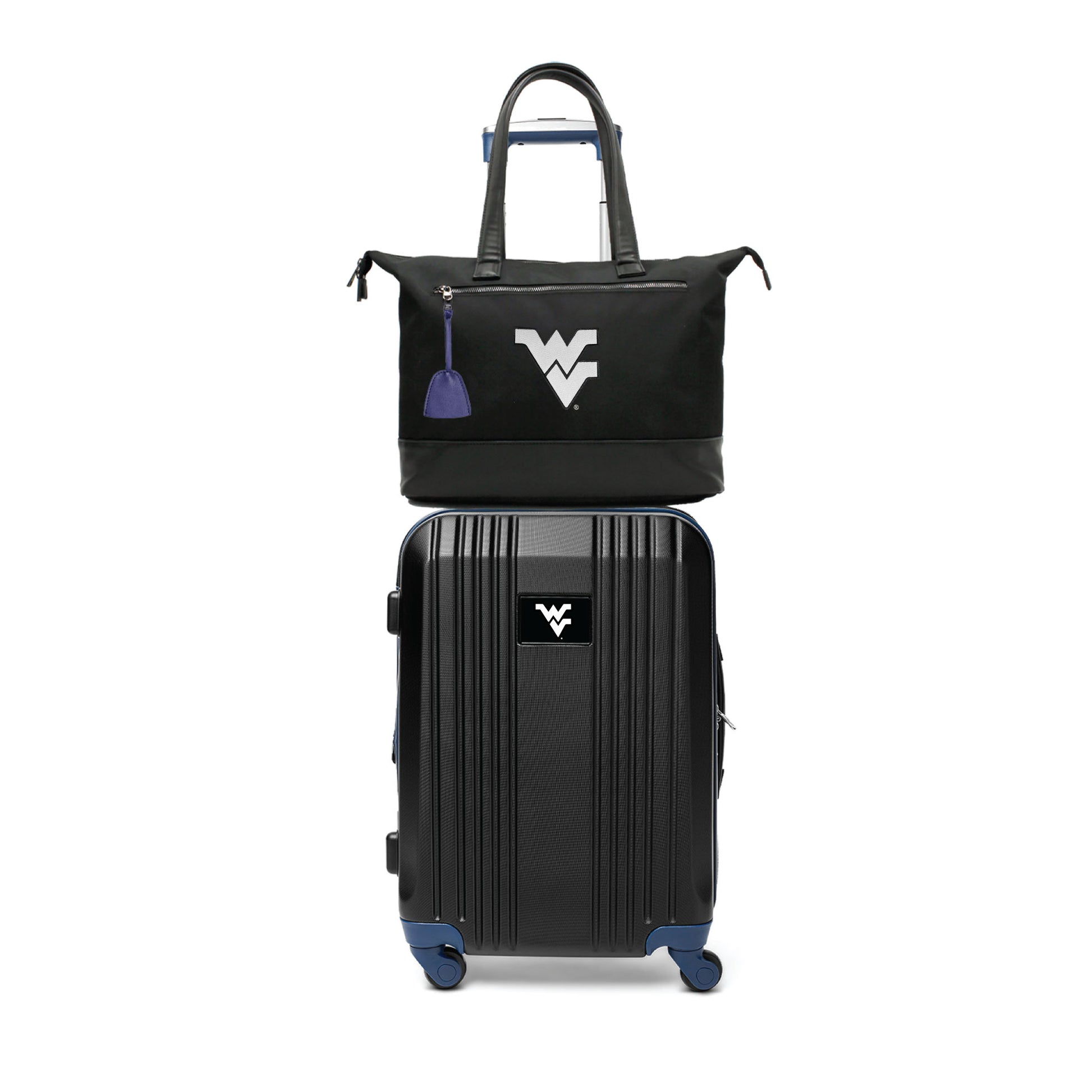 West Virginia Mountaineers Premium Laptop Tote Bag and Luggage Set