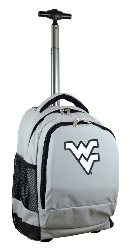 West Virginia Premium Wheeled Backpack in Grey