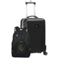 Wyoming Cowboys Deluxe 2-Piece Backpack and Carry-on Set in Black