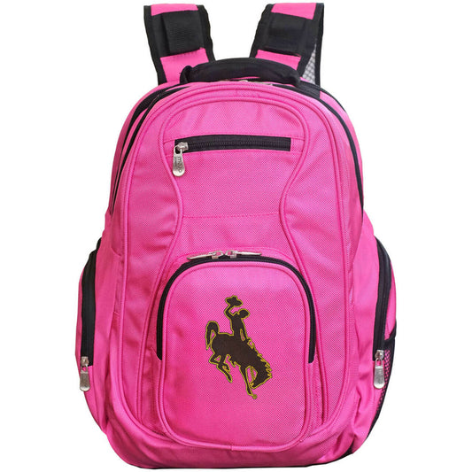 Wyoming Cowboys Laptop Backpack Pink