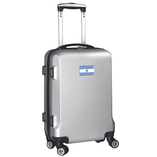 Argentina Flag 21" Carry-On Spinner in Silver