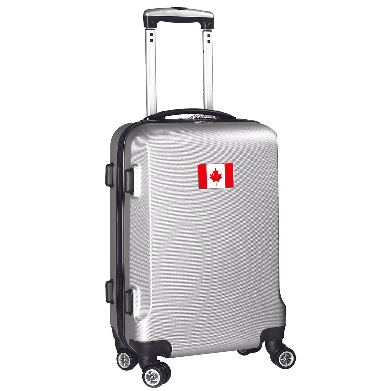 Canada Flag 21" Carry-On Spinner in Silver