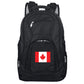 Canada Flag Laptop Backpack in Black