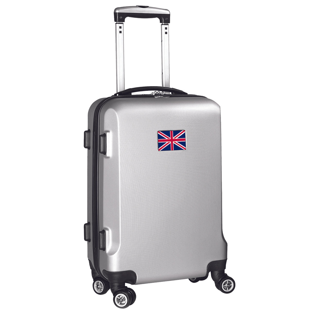 England Flag 21" Carry-On Spinner in Silver