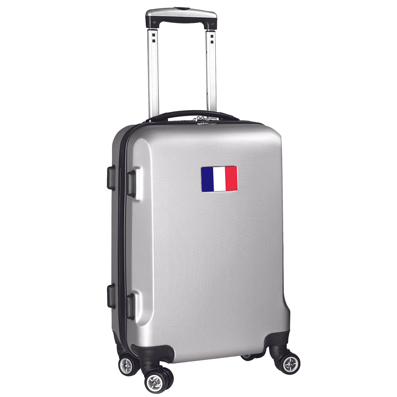 France Flag 21" Carry-On Spinner in Silver