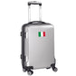Italy Flag 21" Carry-On Spinner in Silver