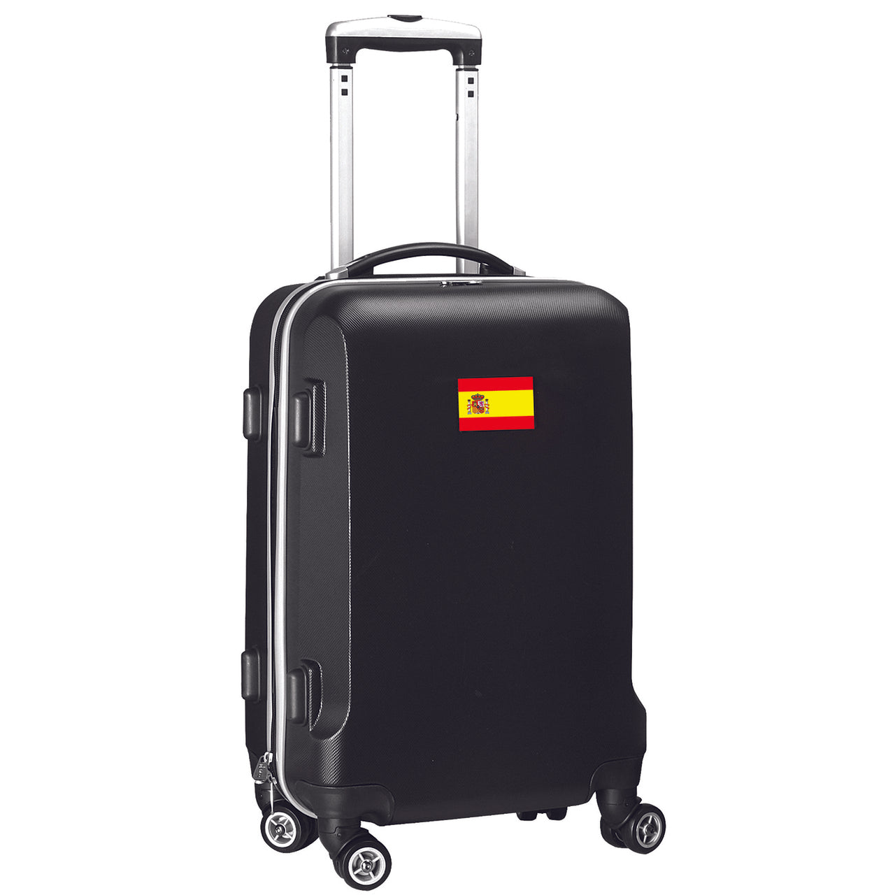 Spain Flag 21" Carry-On Spinner in Black