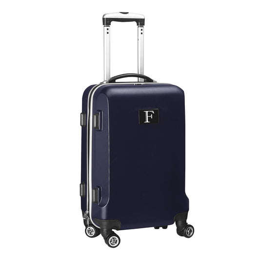 Personalized Initial Name letter "F" 20 inches Carry on Hardcase Spinner Luggage by Mojo  in NAVY