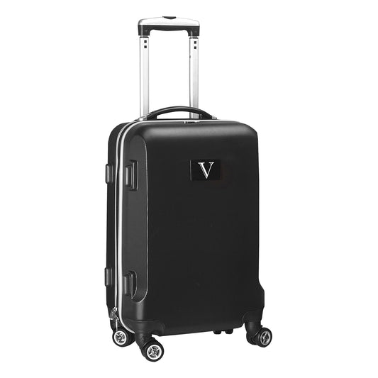 Personalized Initial Name letter "V" 20 inches Carry on Hardcase Spinner Luggage by Mojo in BLACK