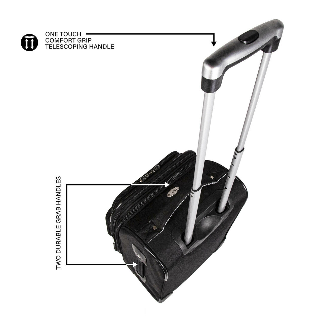 Huskies Luggage | Northeastern Huskies 21" Carry-on Spinner Luggage