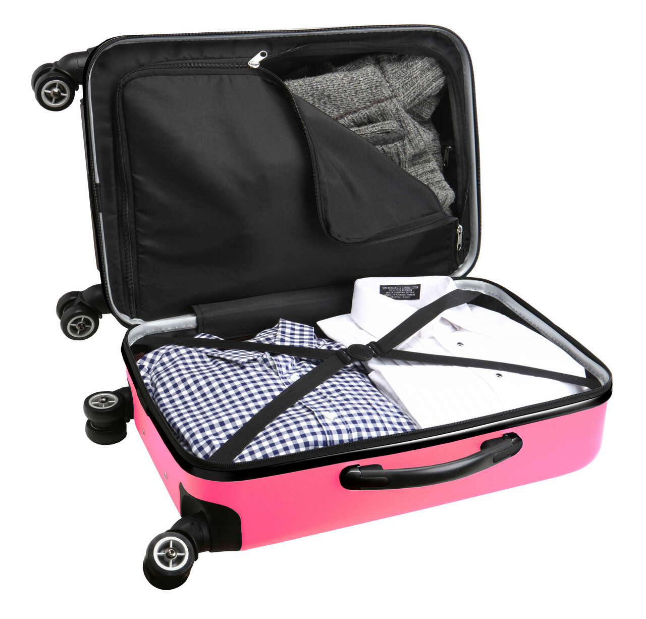 New England Patriots 20" Pink Domestic Carry-on Spinner