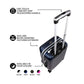 Portland Trail Blazers 20" Silver Domestic Carry-on Spinner