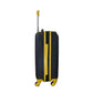 Minnesota Vikings 2 Piece Premium Colored Trim Backpack and Luggage Set