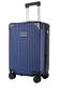 New England Patriots Premium 2-Toned 21" Carry-On Hardcase in NAVY