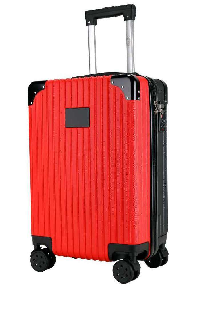 Atlanta Braves Premium 2-Toned 21" Carry-On Hardcase in RED